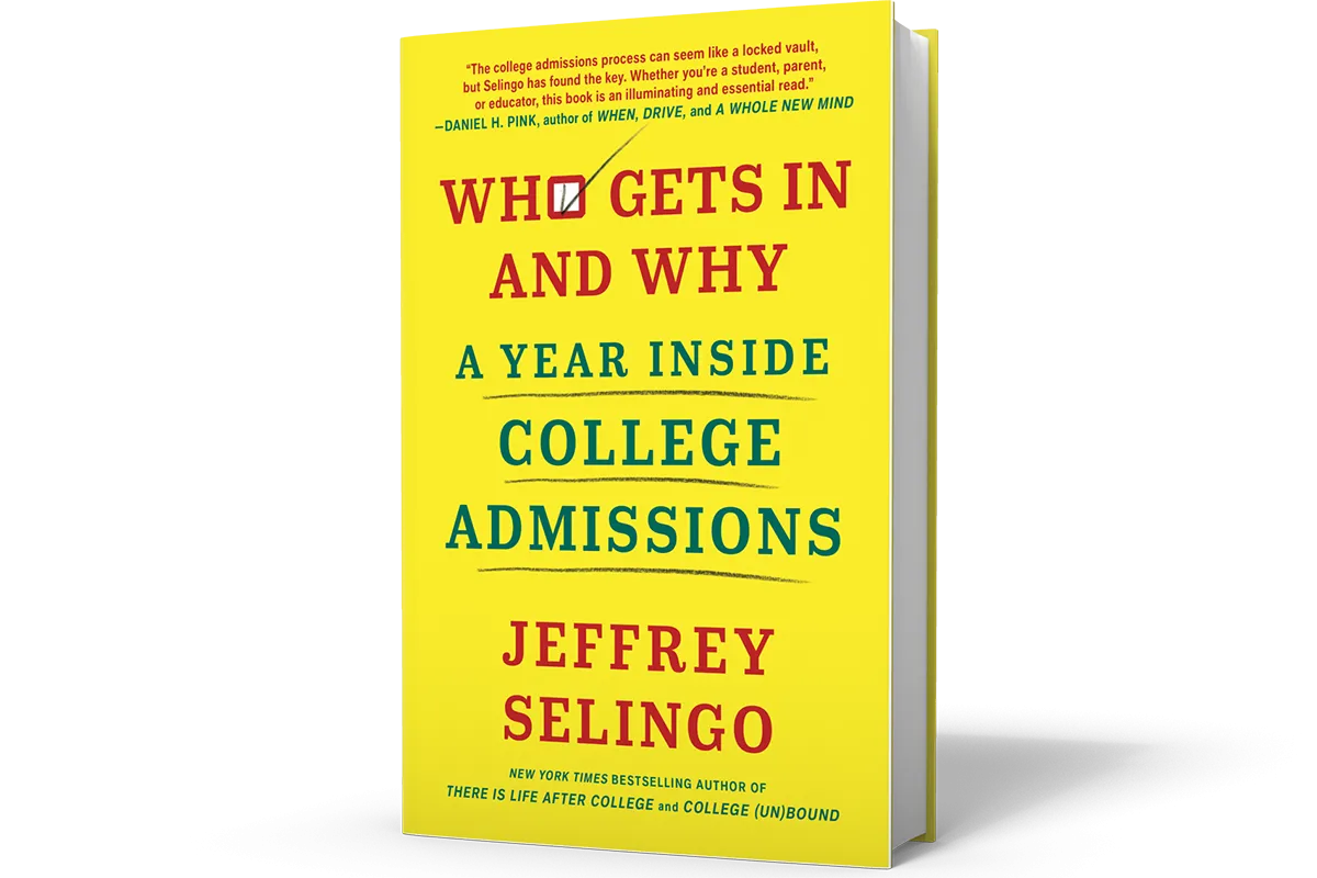 book cover for "Who Gets In and Why"