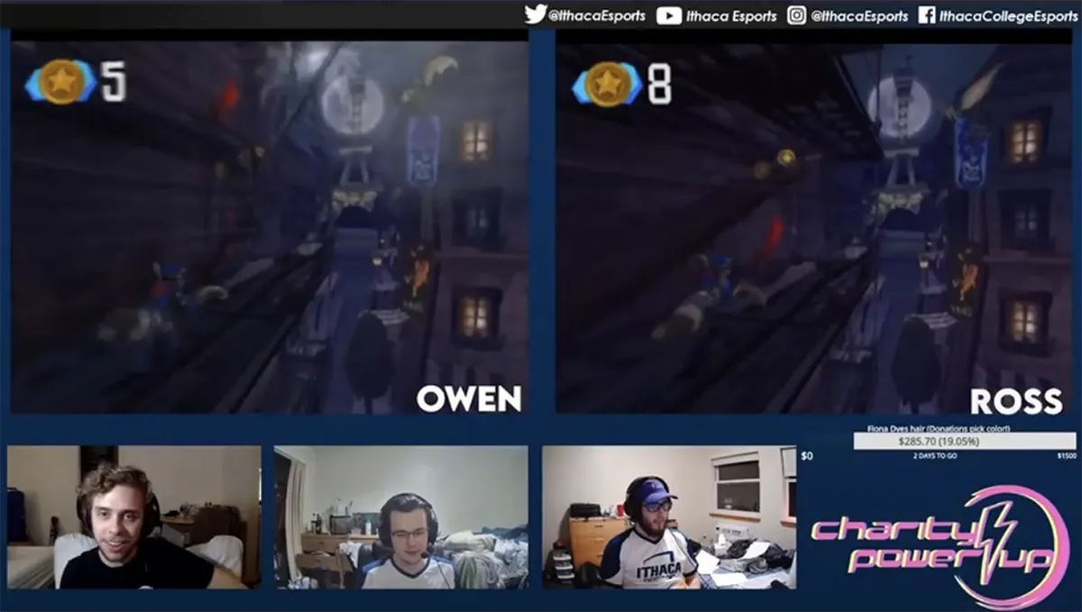 Screenshot of esports club playing a game