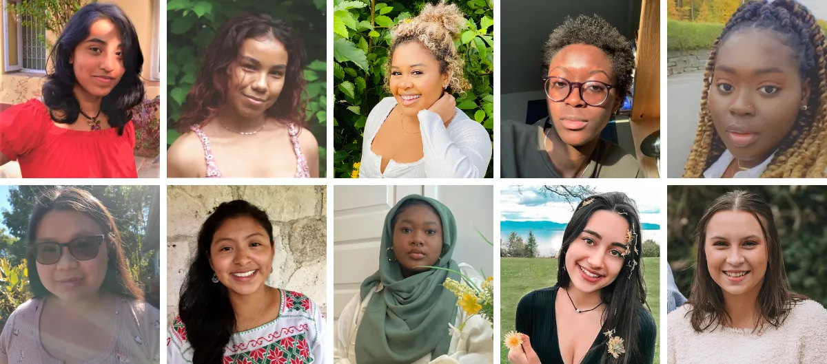 Headshots of all 10 BOLD Scholars