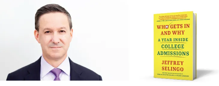 Headshot of Jeff Selingo and Cover of his book