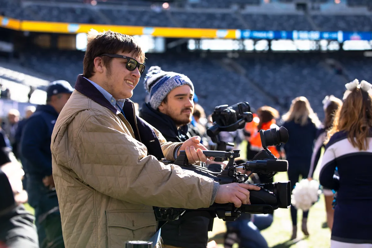 Student TV reporters