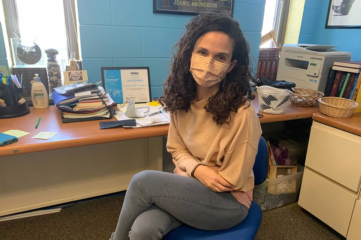 Lauren Goldberg in her office