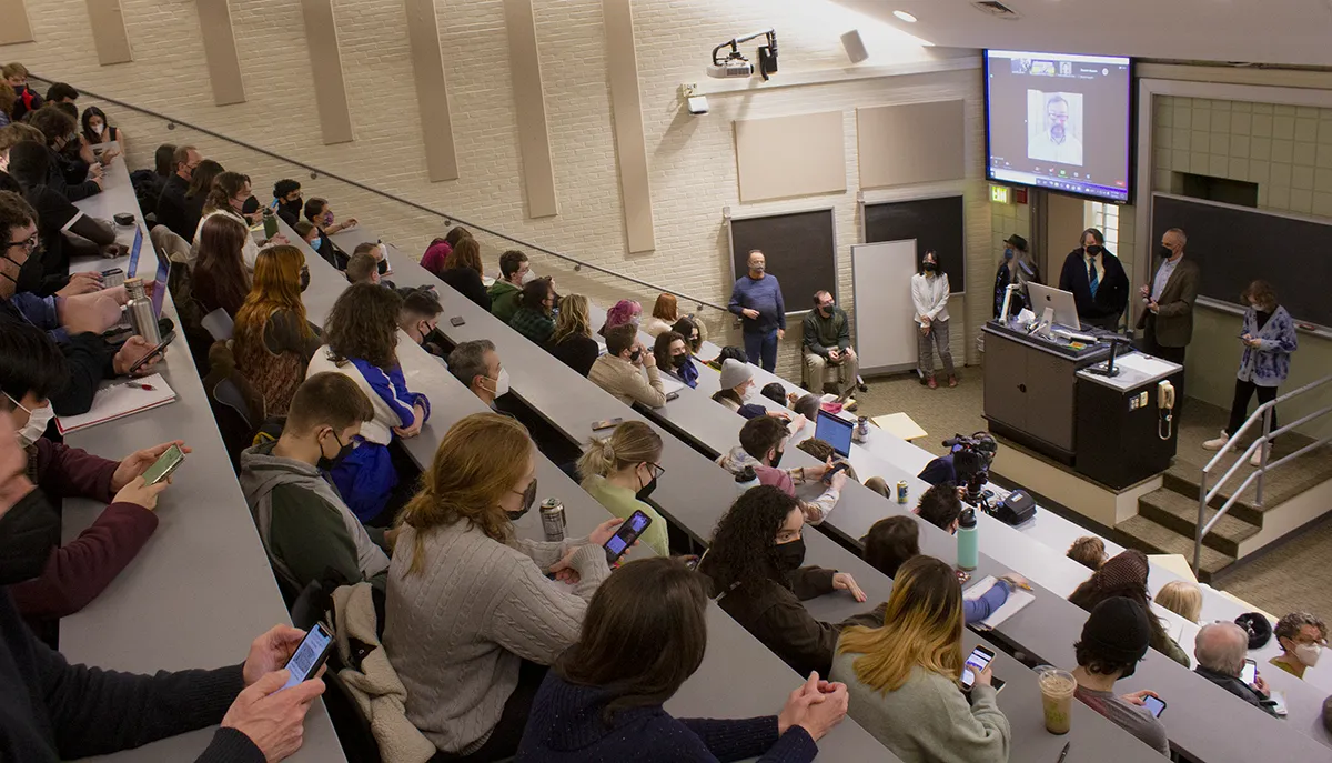 Students at the Ukraine Lecture