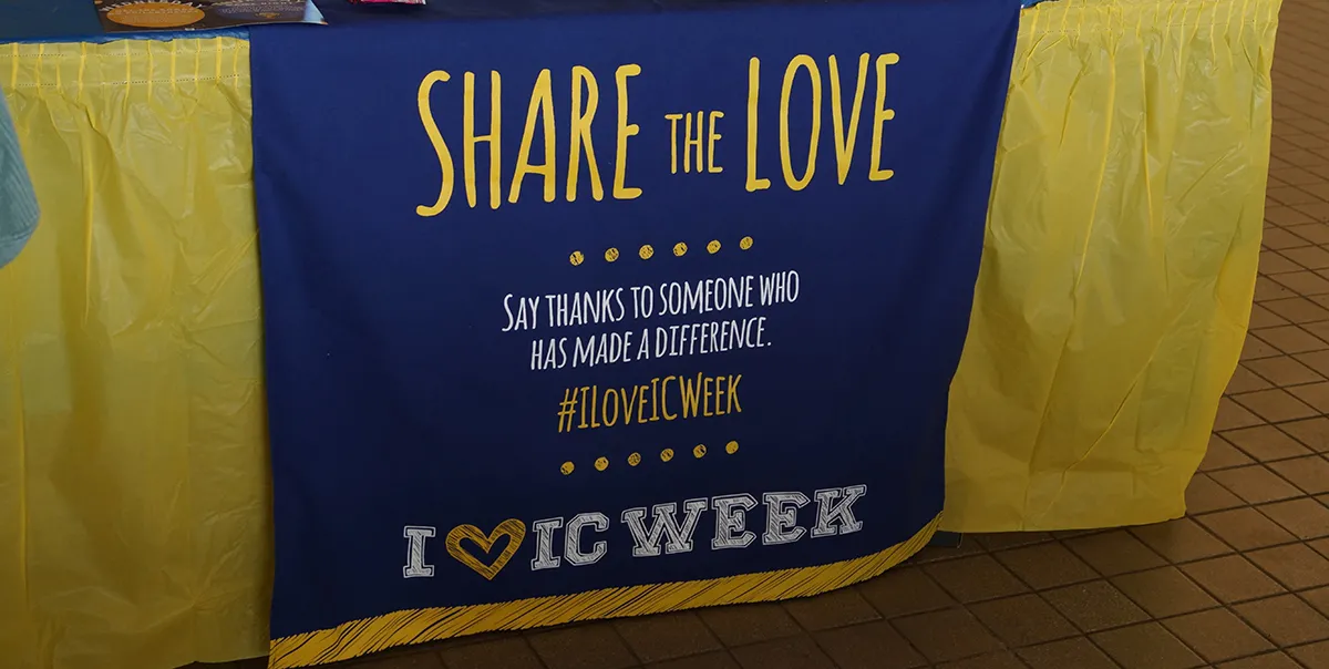 A sign saying Share the love