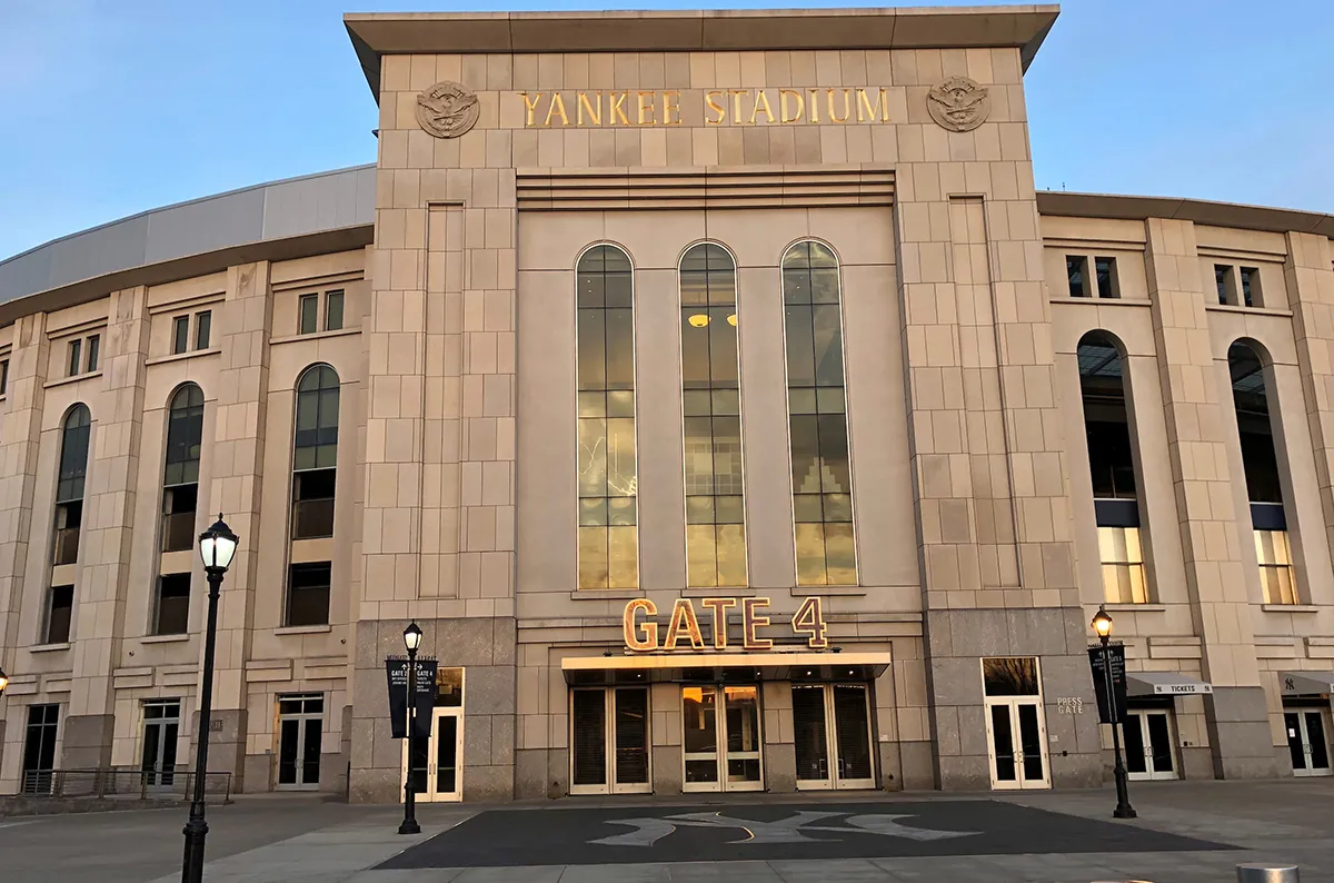 Exterior of Yankee Stadium