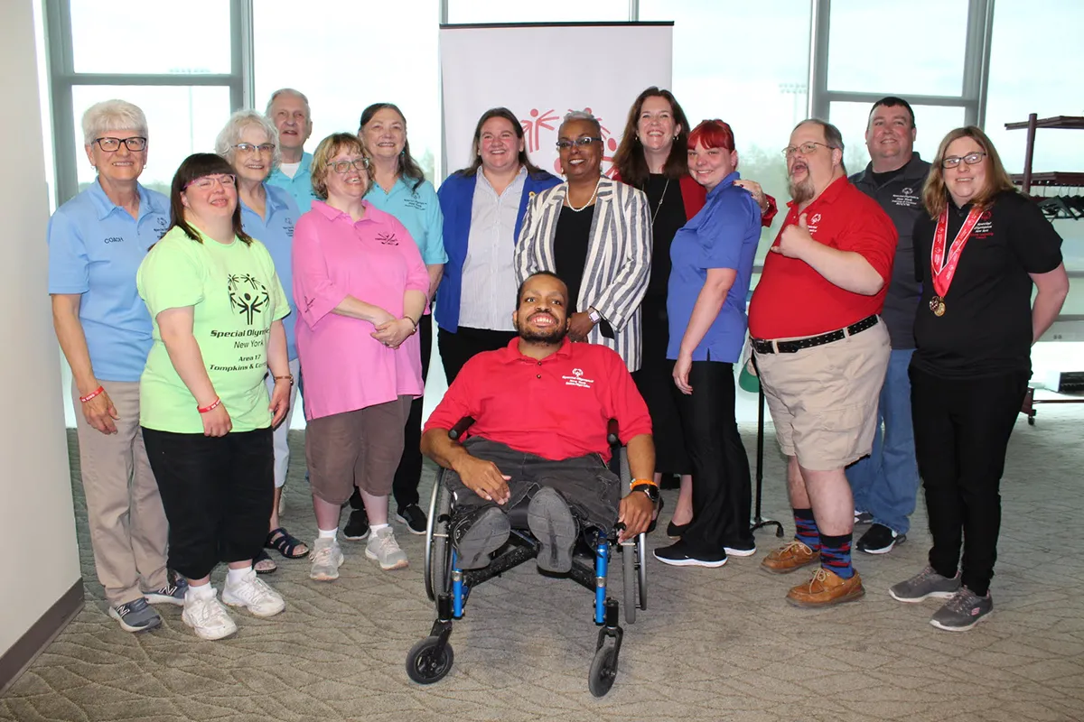 special olympics press conference