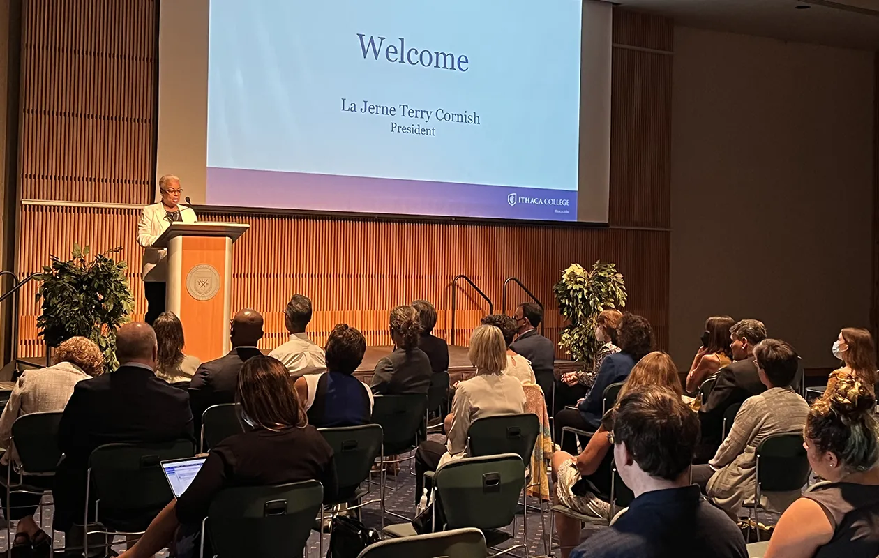 president at welcome