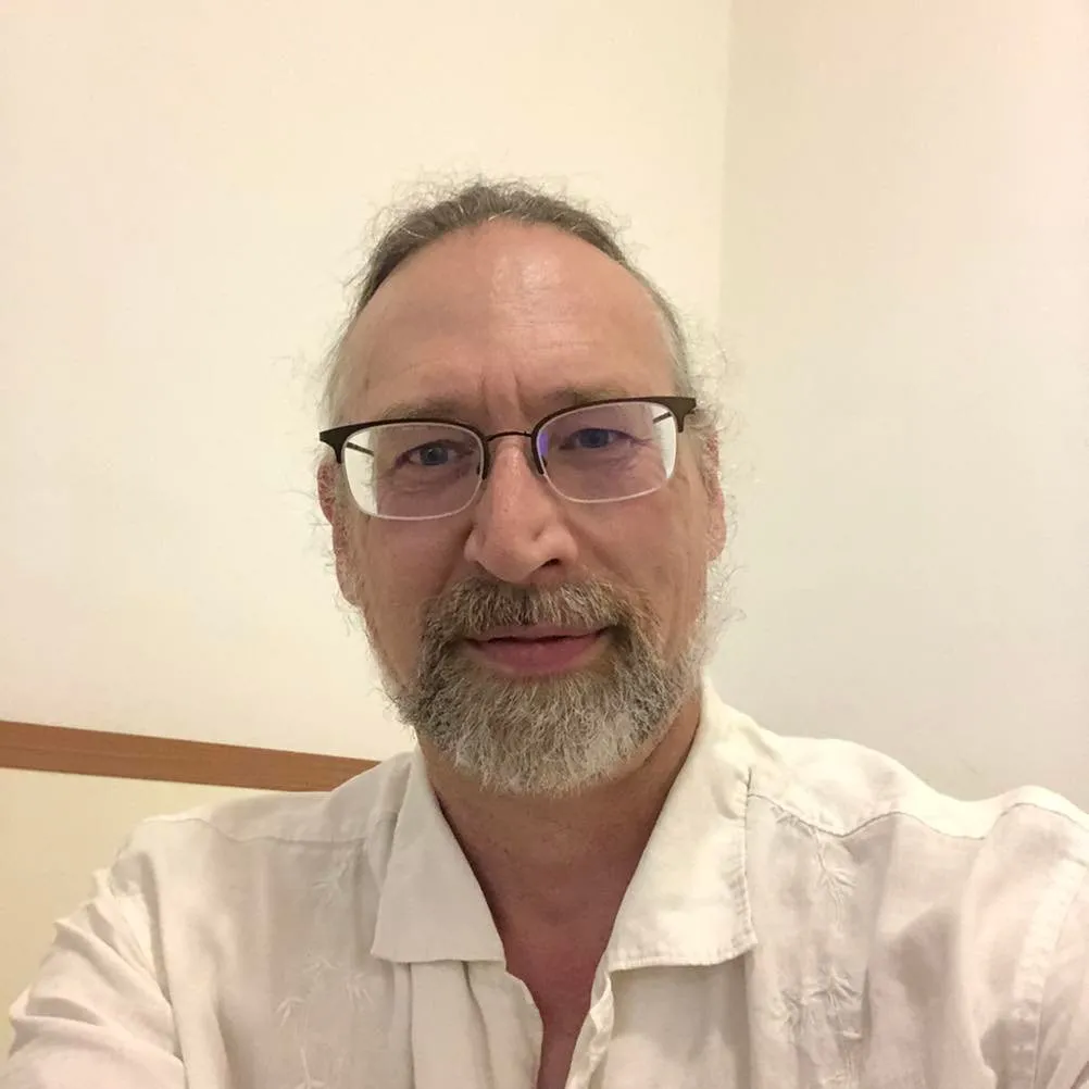 A front image of Dr Stull with a white background