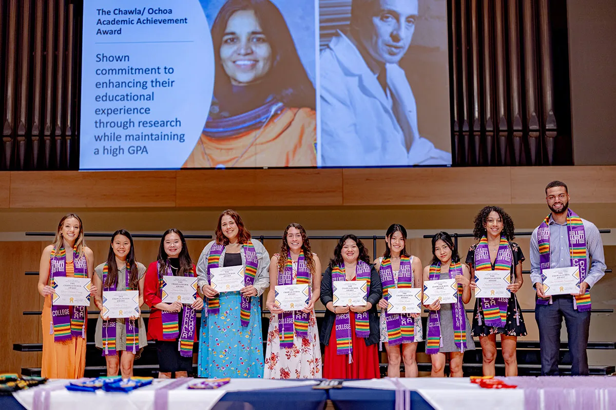 Winners of the Chawla/Ochoa Academic Achievement Award