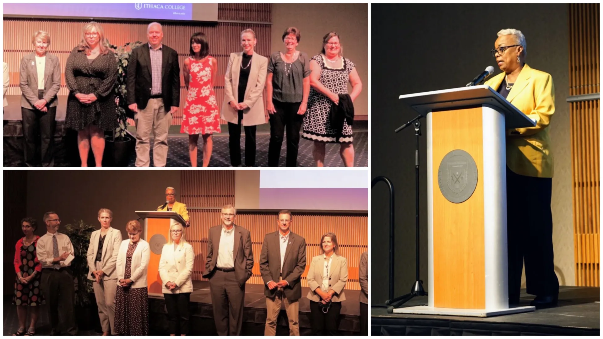 President Cornish and members of the President's Cabinet.