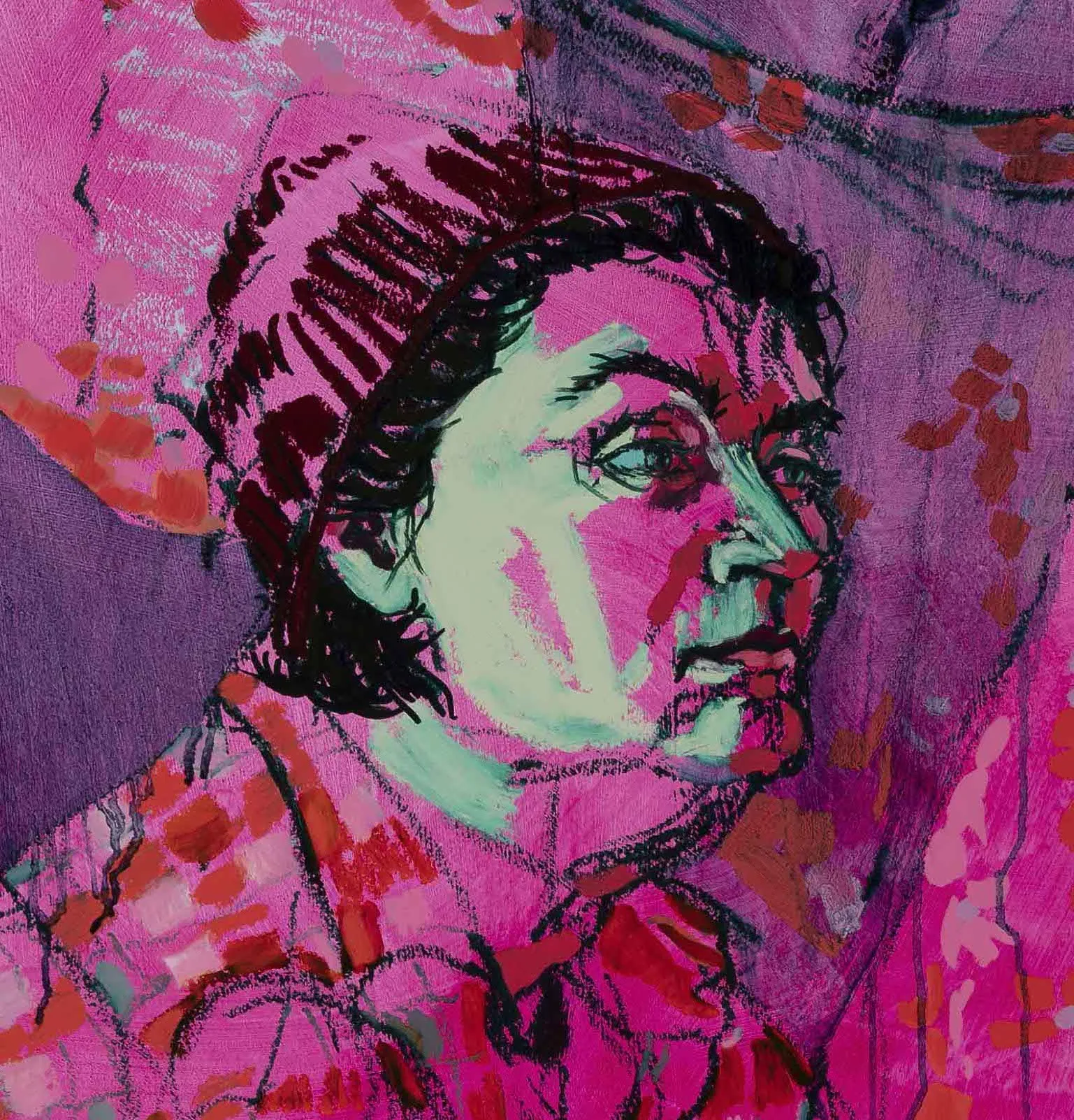 Cropped self-portrait