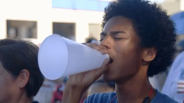 between the sun and the sidewalk