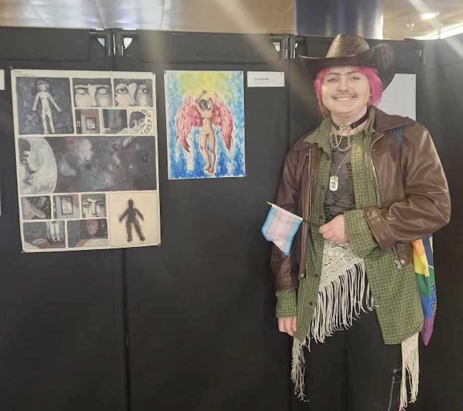 Student by their work