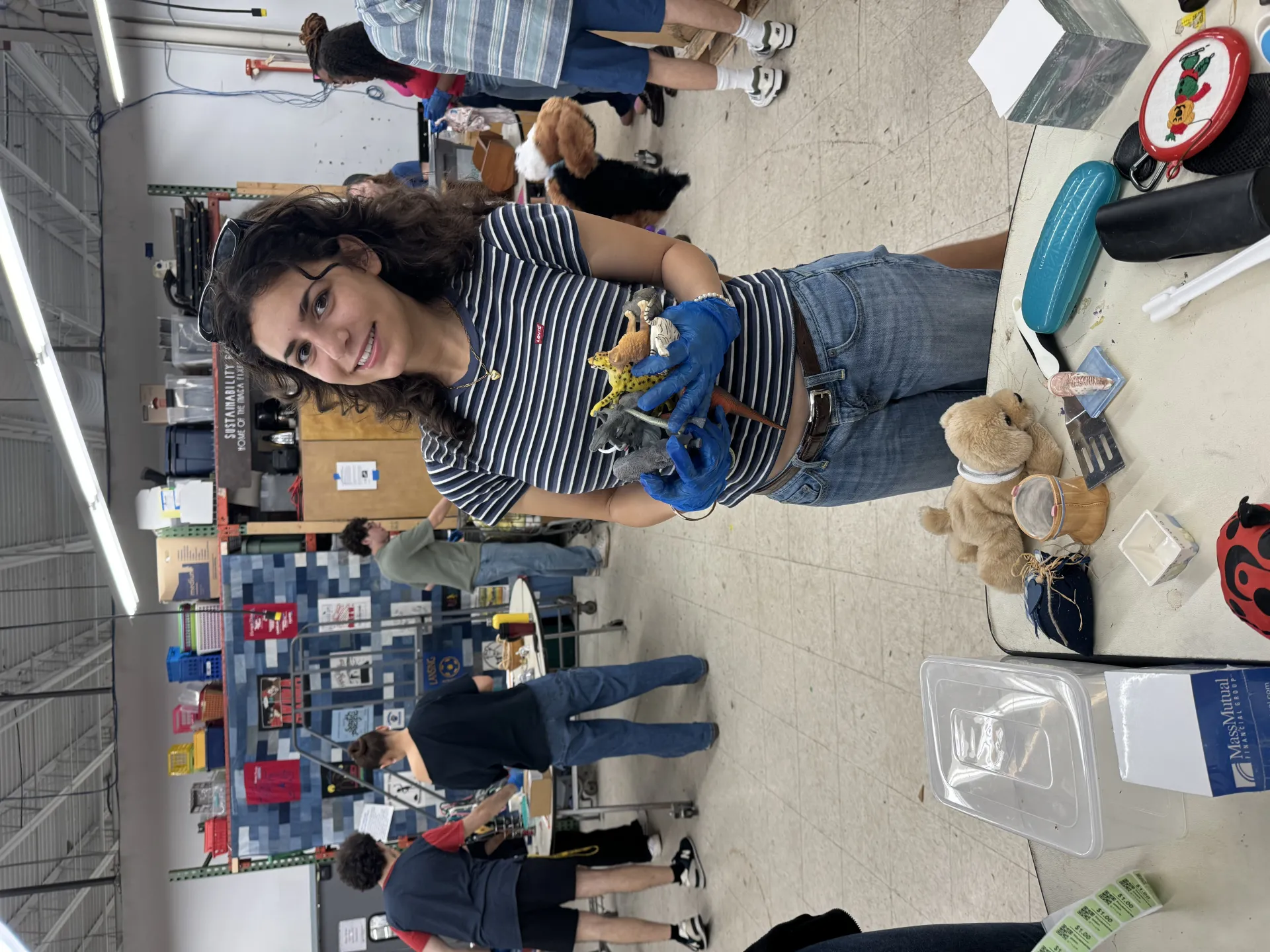 A park scholar volunteering