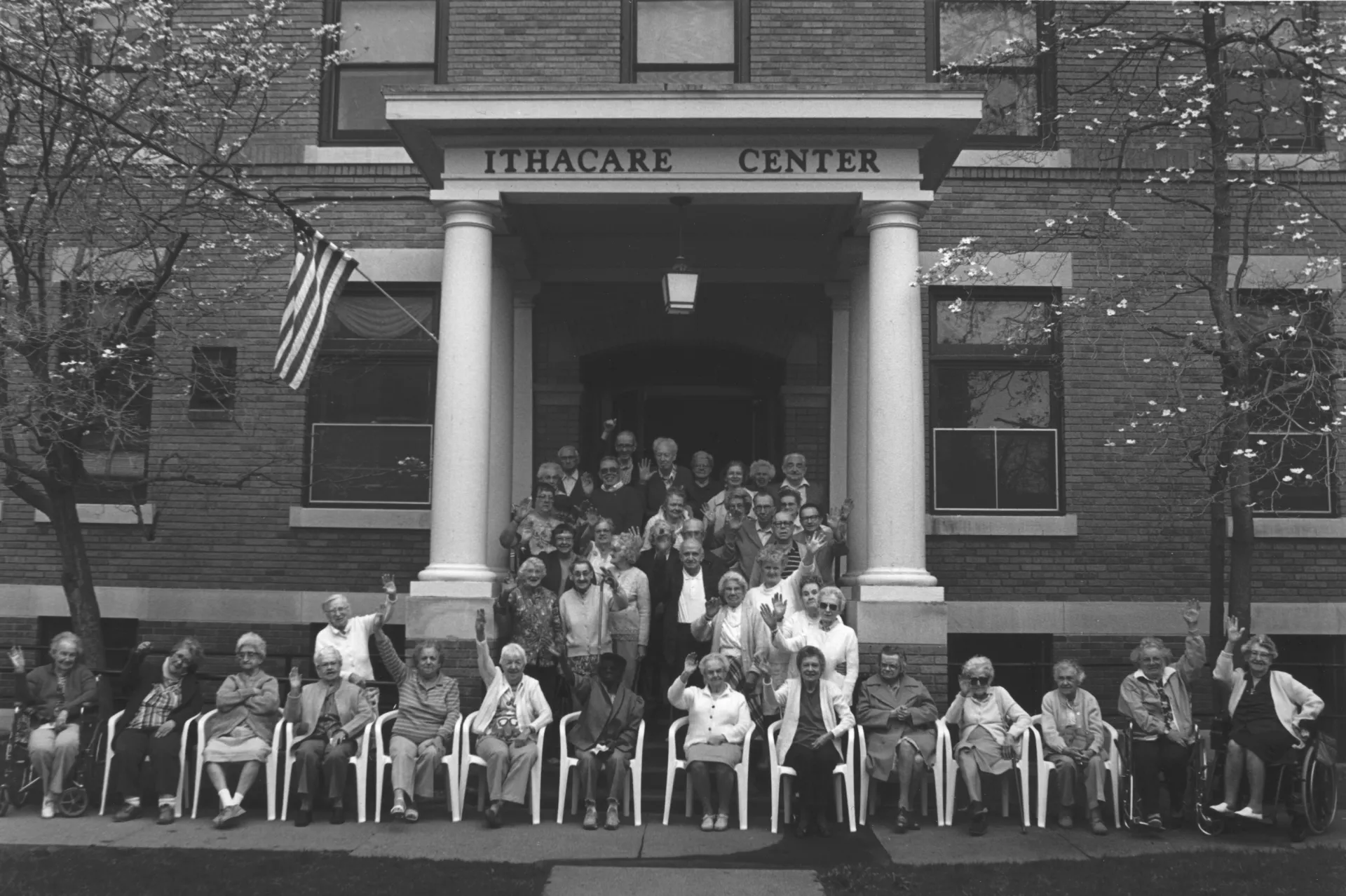 Residents in front of Ithacare