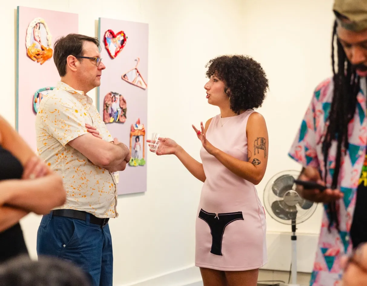 Safara Vache '25 shows her art at the CAP Gallery 