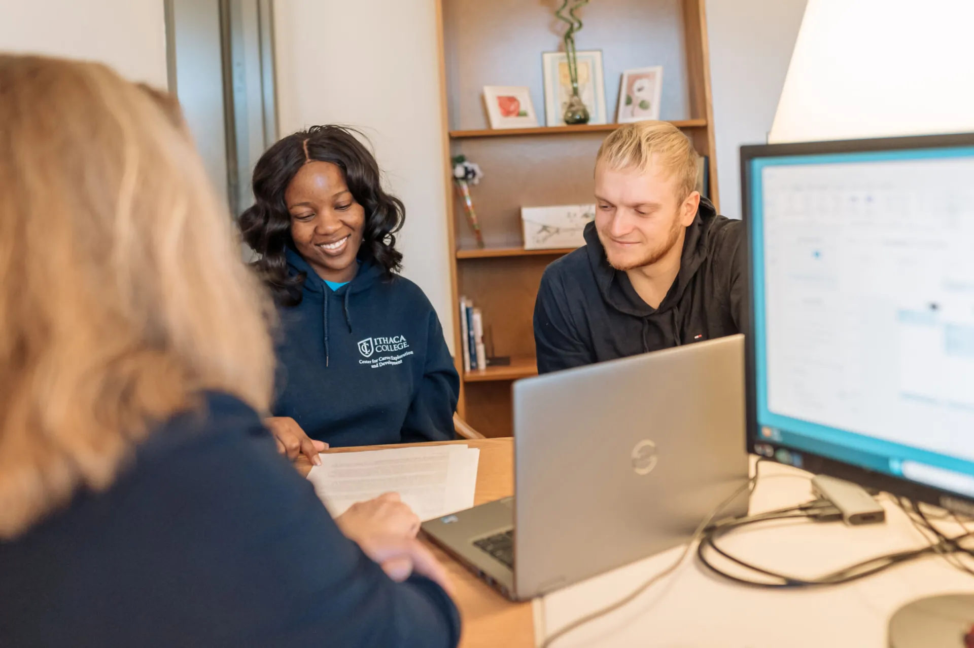 Student Employees Smiling