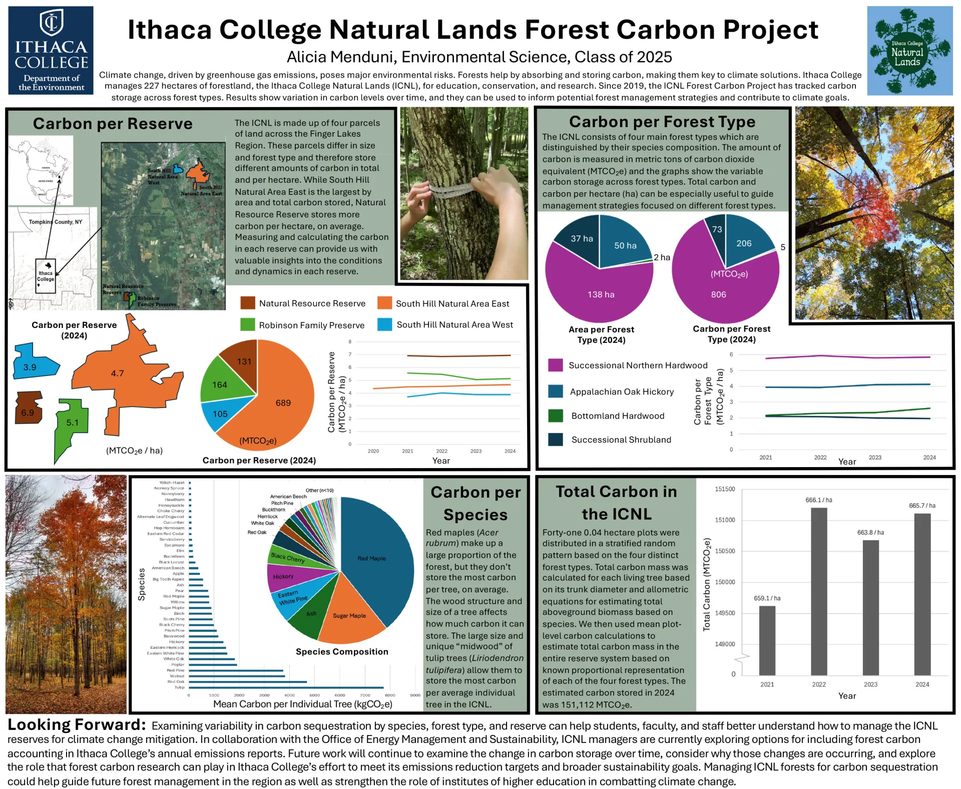 Portrait of Whalen Poster - Forest Carbon Research Project