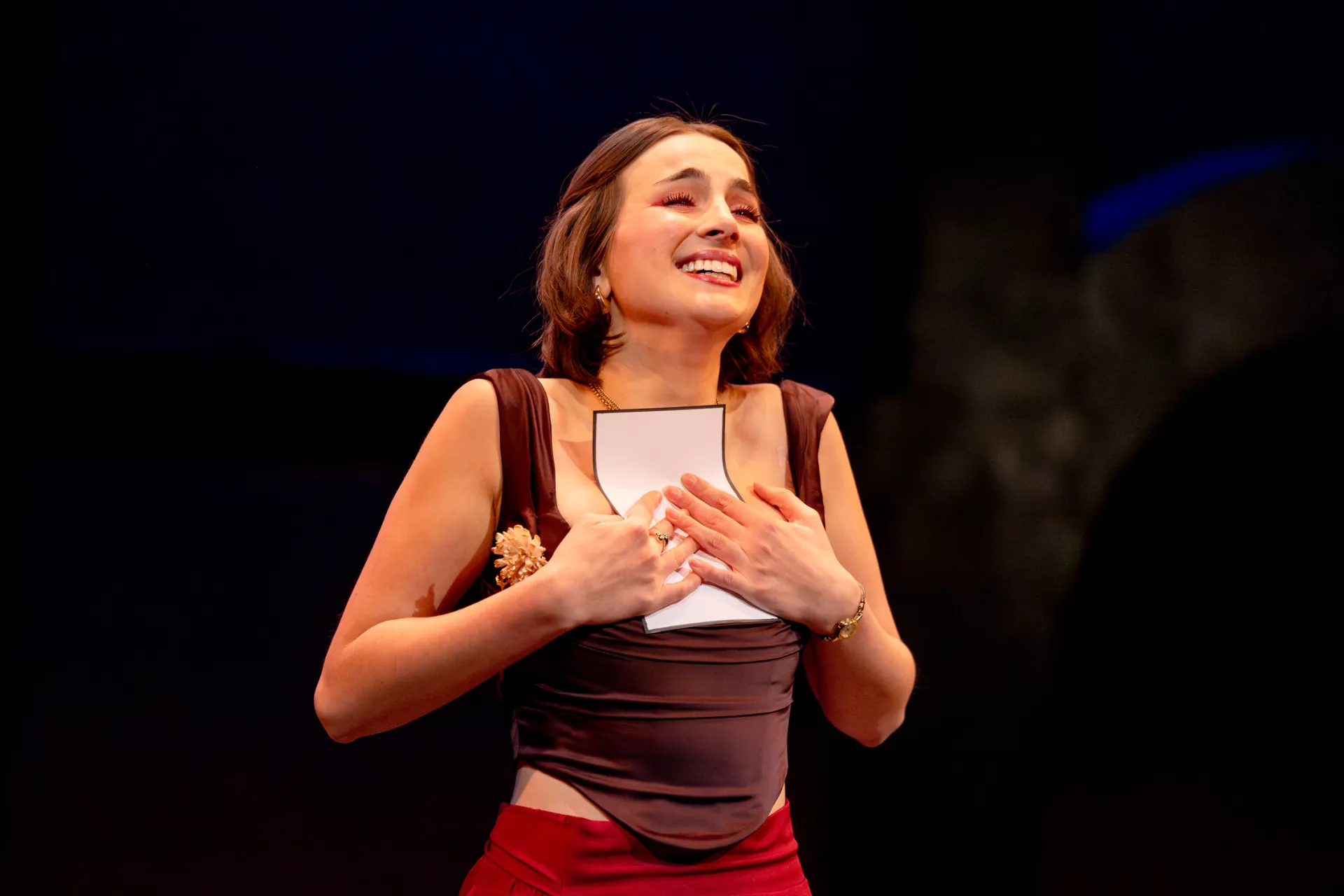 Hayley Rayfield ‘25 as Léontine in the Anonymous Lover.