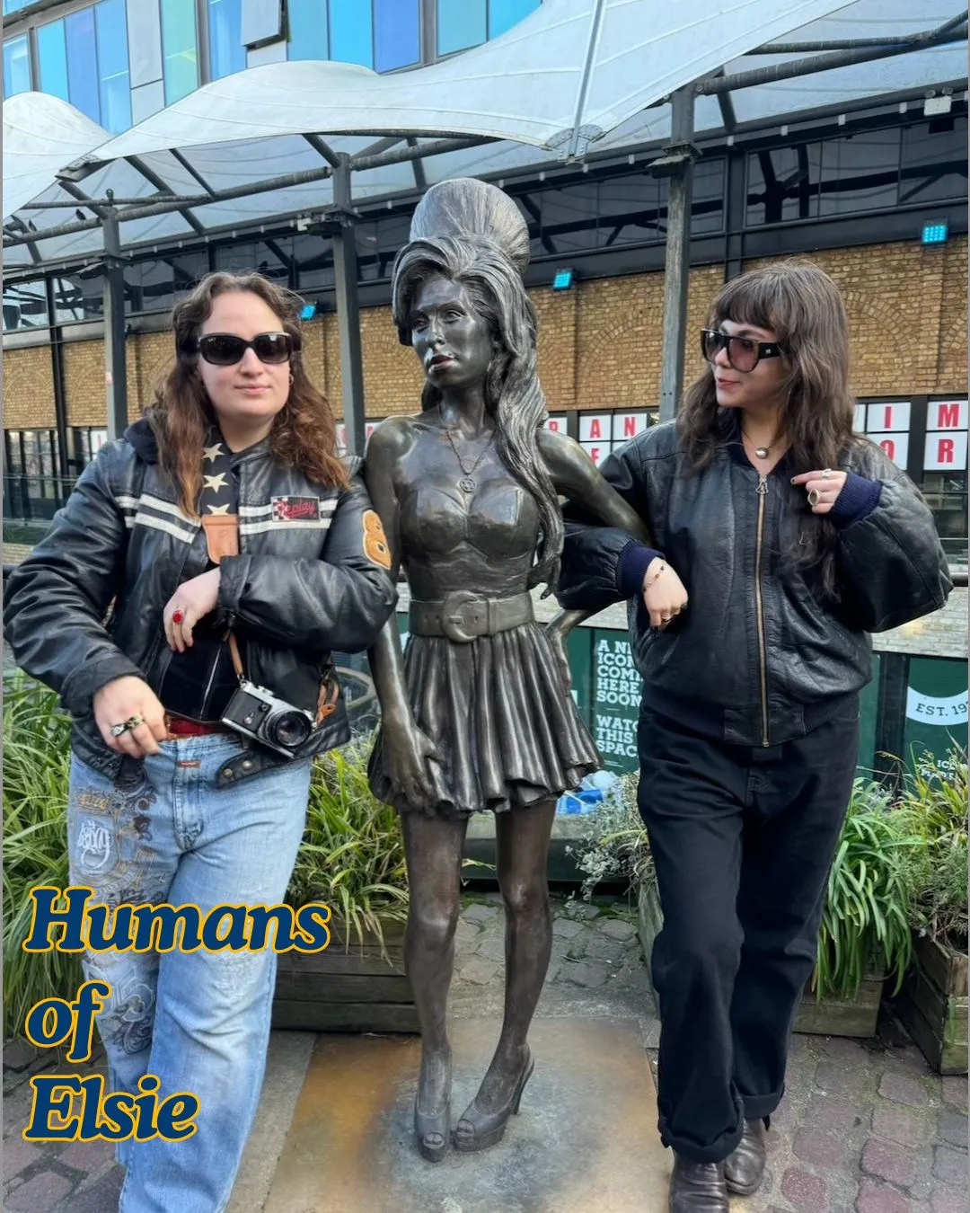 Ana traveling with friends