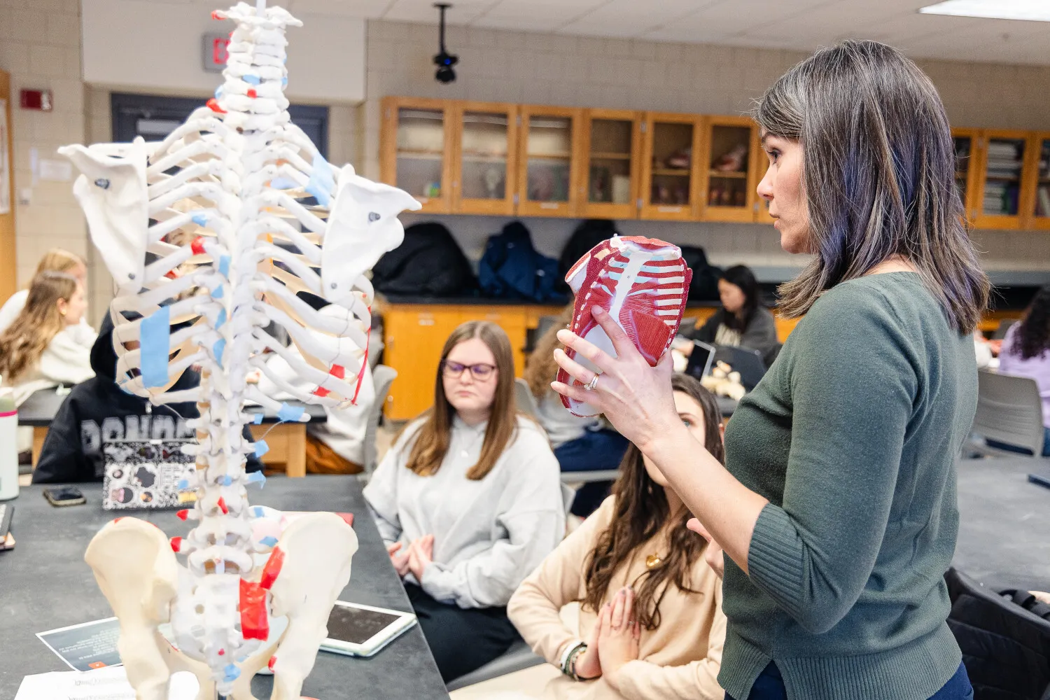Faculty in the classroom