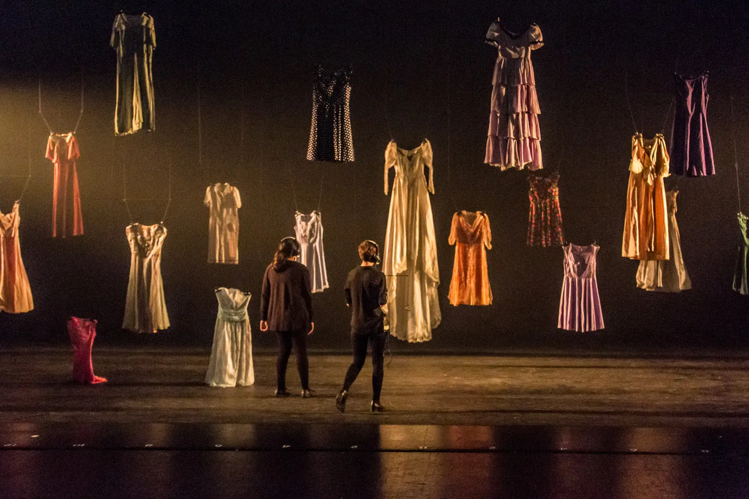 students on the big stage