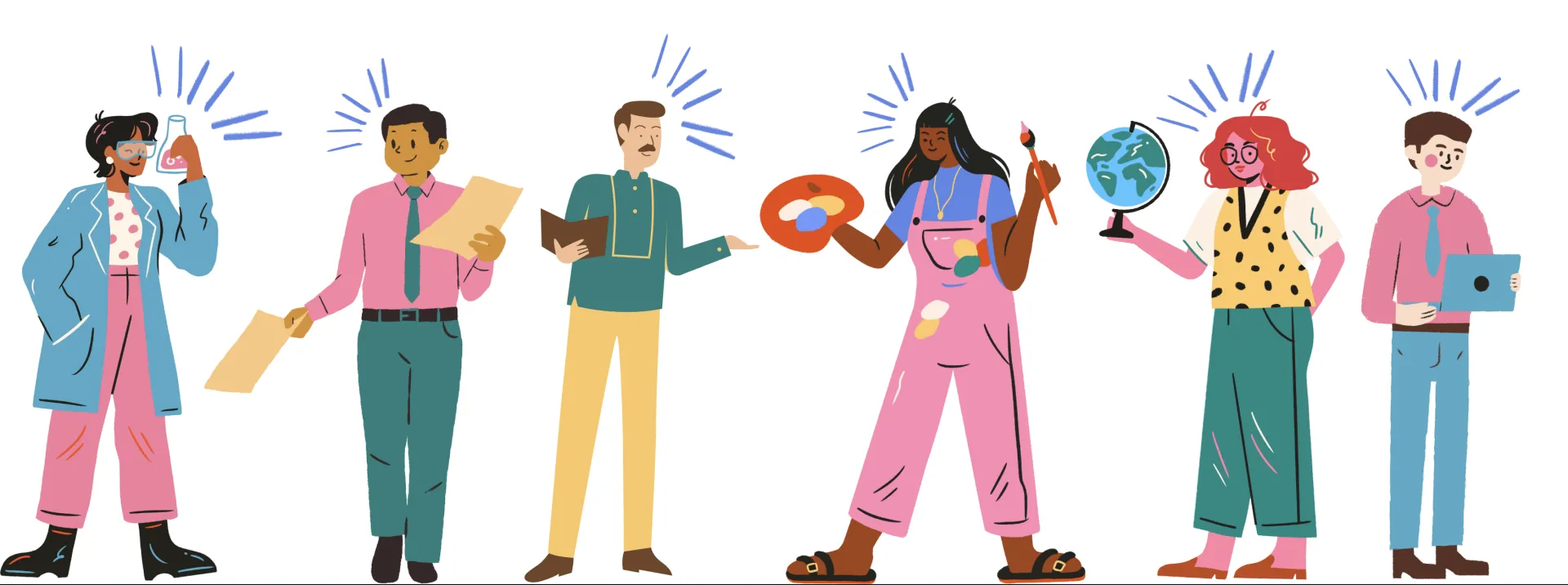 happy teachers talking to each other