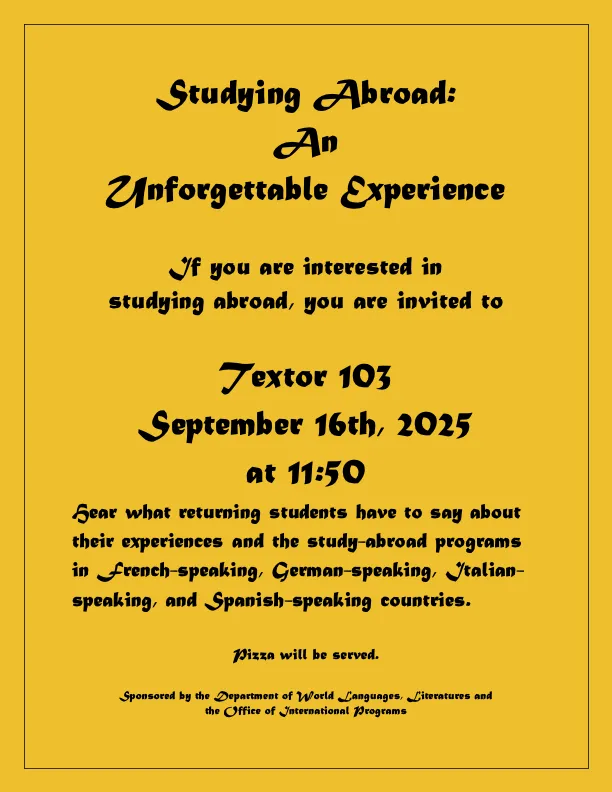 Study Abroad Event