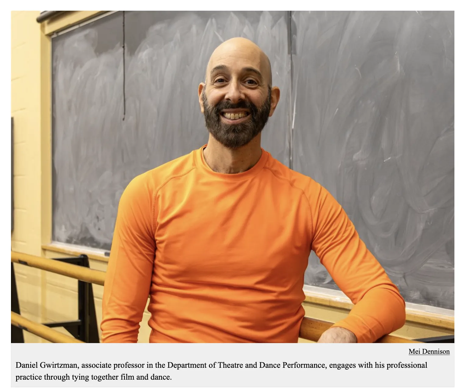 Portrait of Daniel Gwirtzman in the Studio