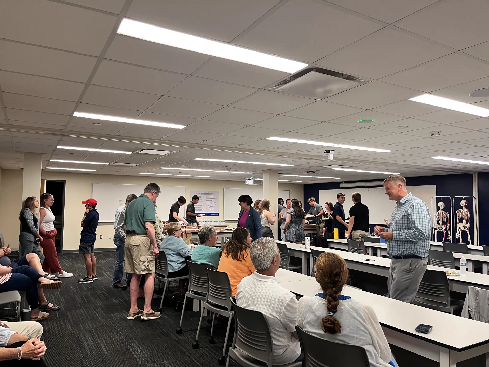 Our faculty and students' family enjoying interaction