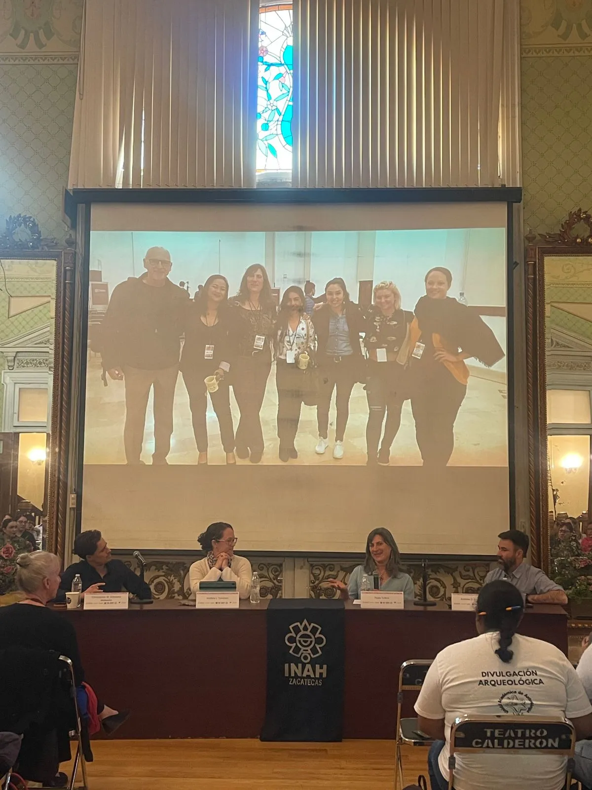 Paula participating in panel