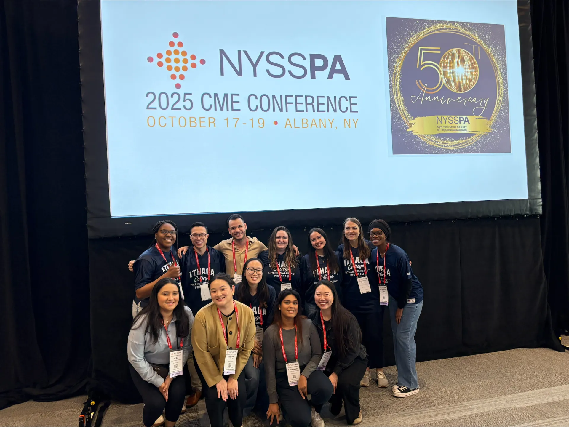 Joan at a professional conference. 