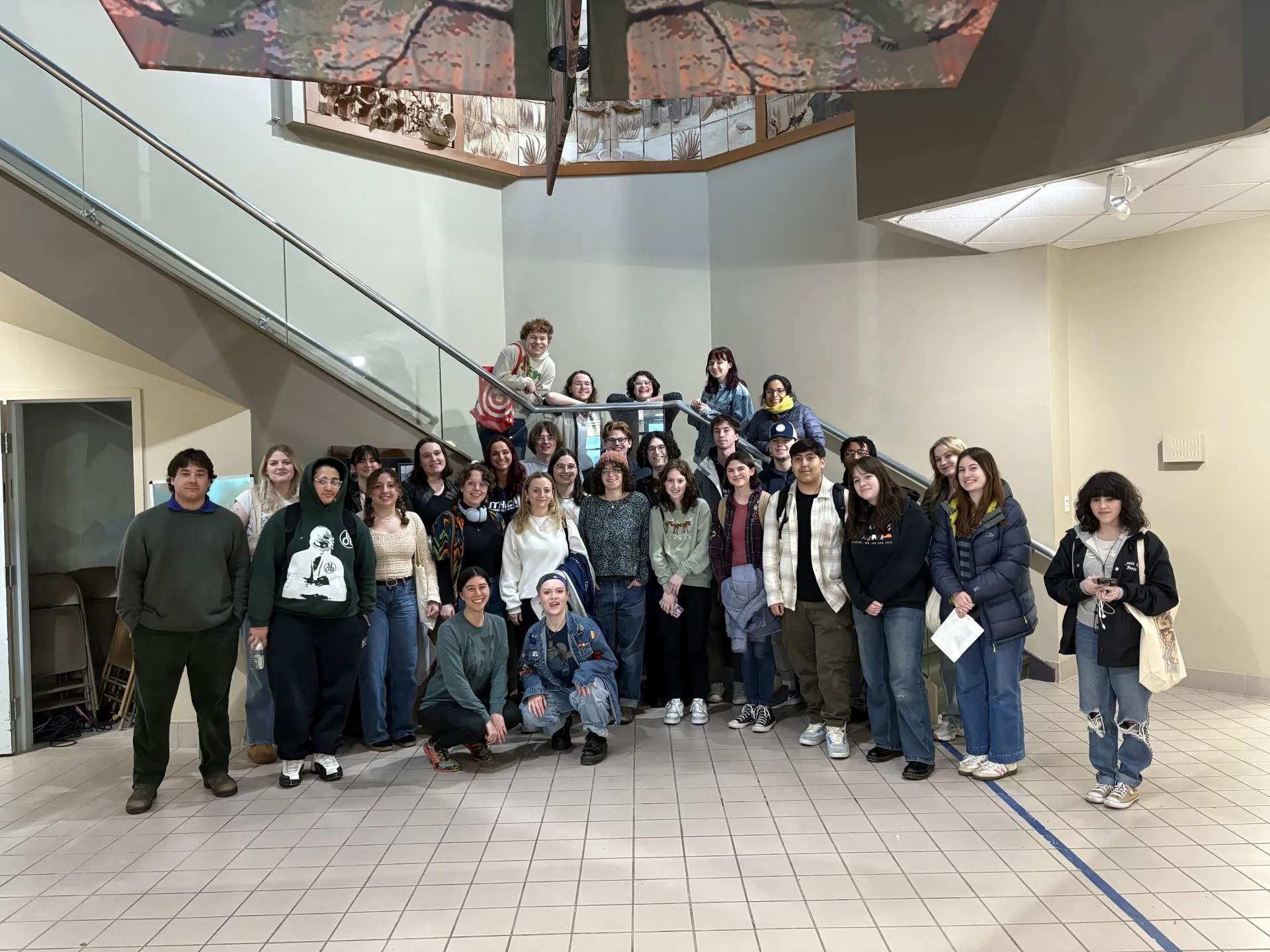 Group photo at Skä•noñh - Great Law of Peace Center