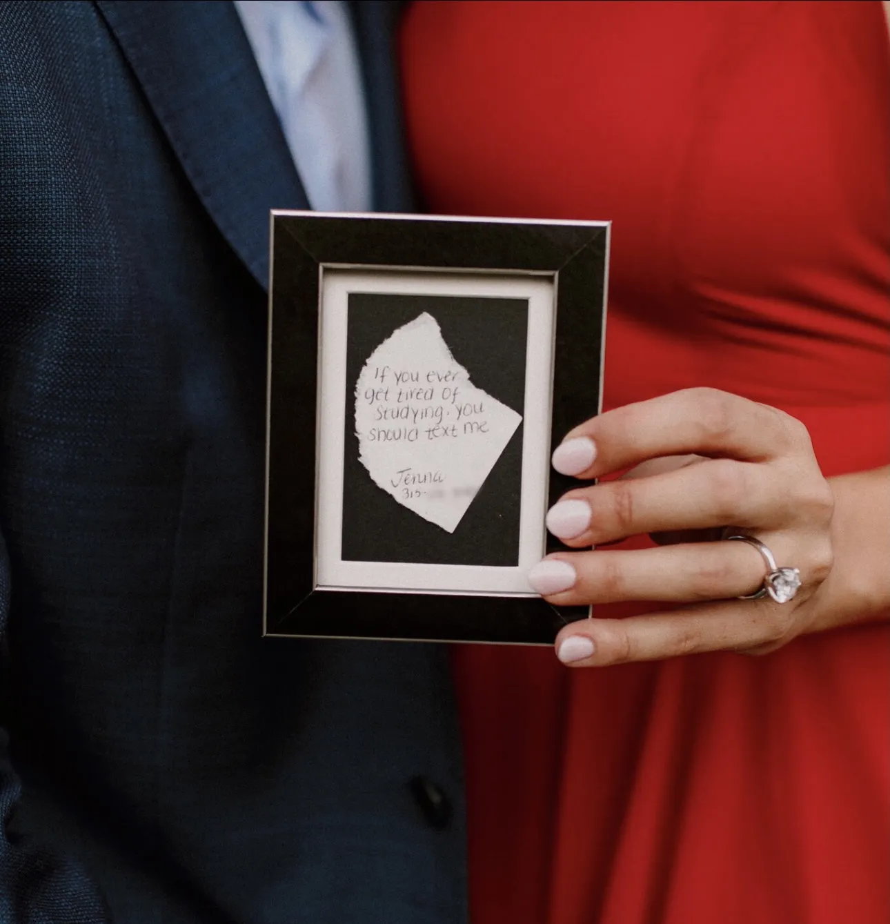 First note from Jenna and Nick Bellasario '16