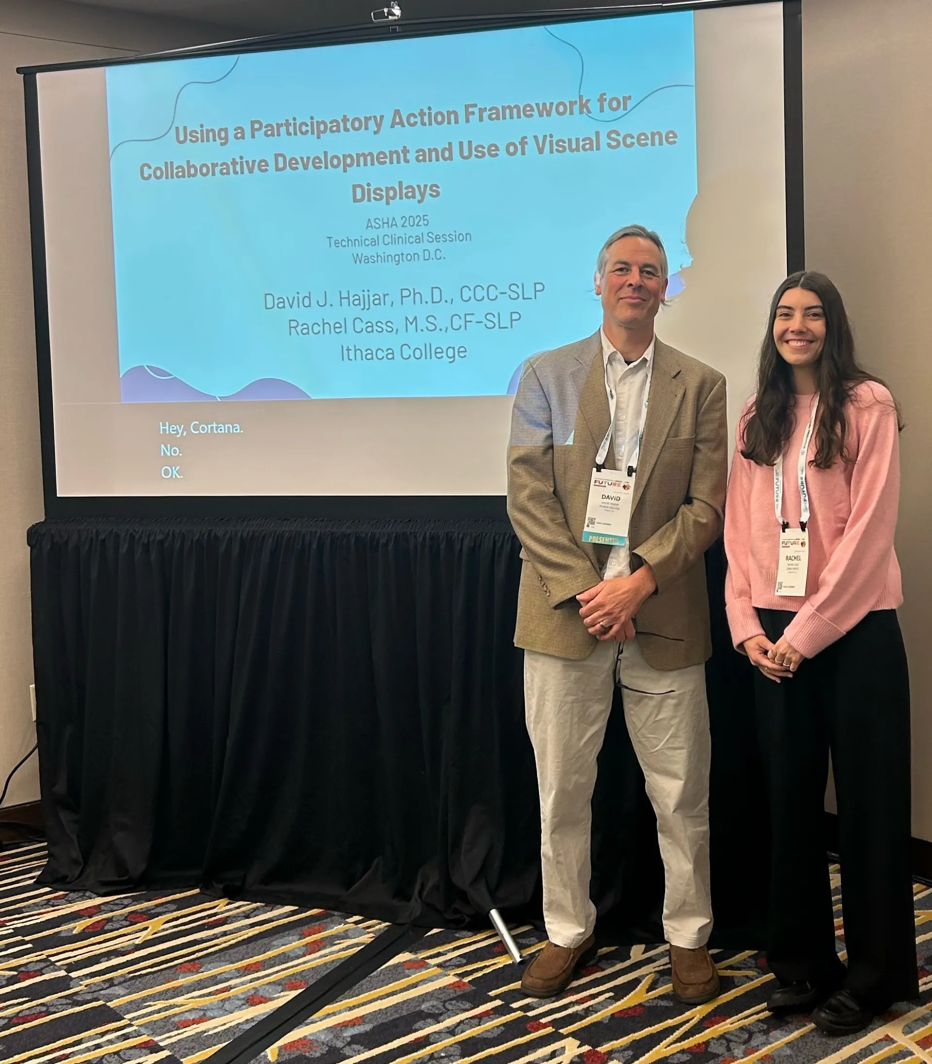 Dr. Hajjar & Rachel Cass