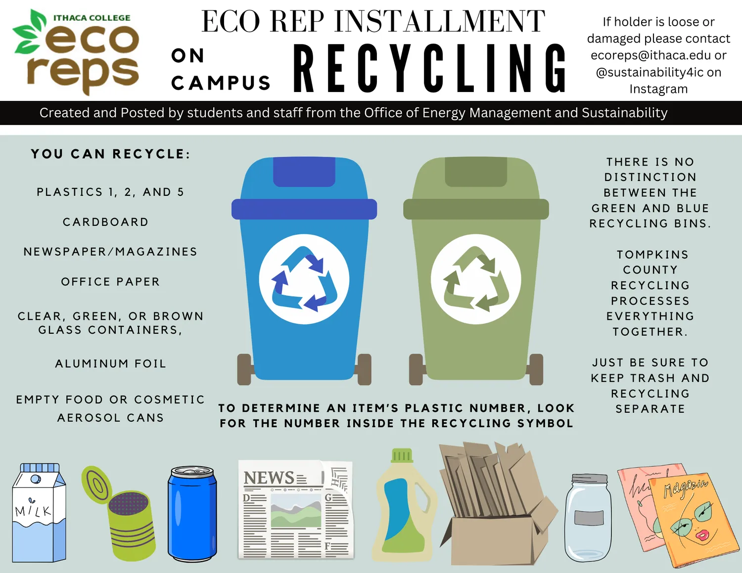 Ithaca College Eco Reps Installment: On Campus Recycling