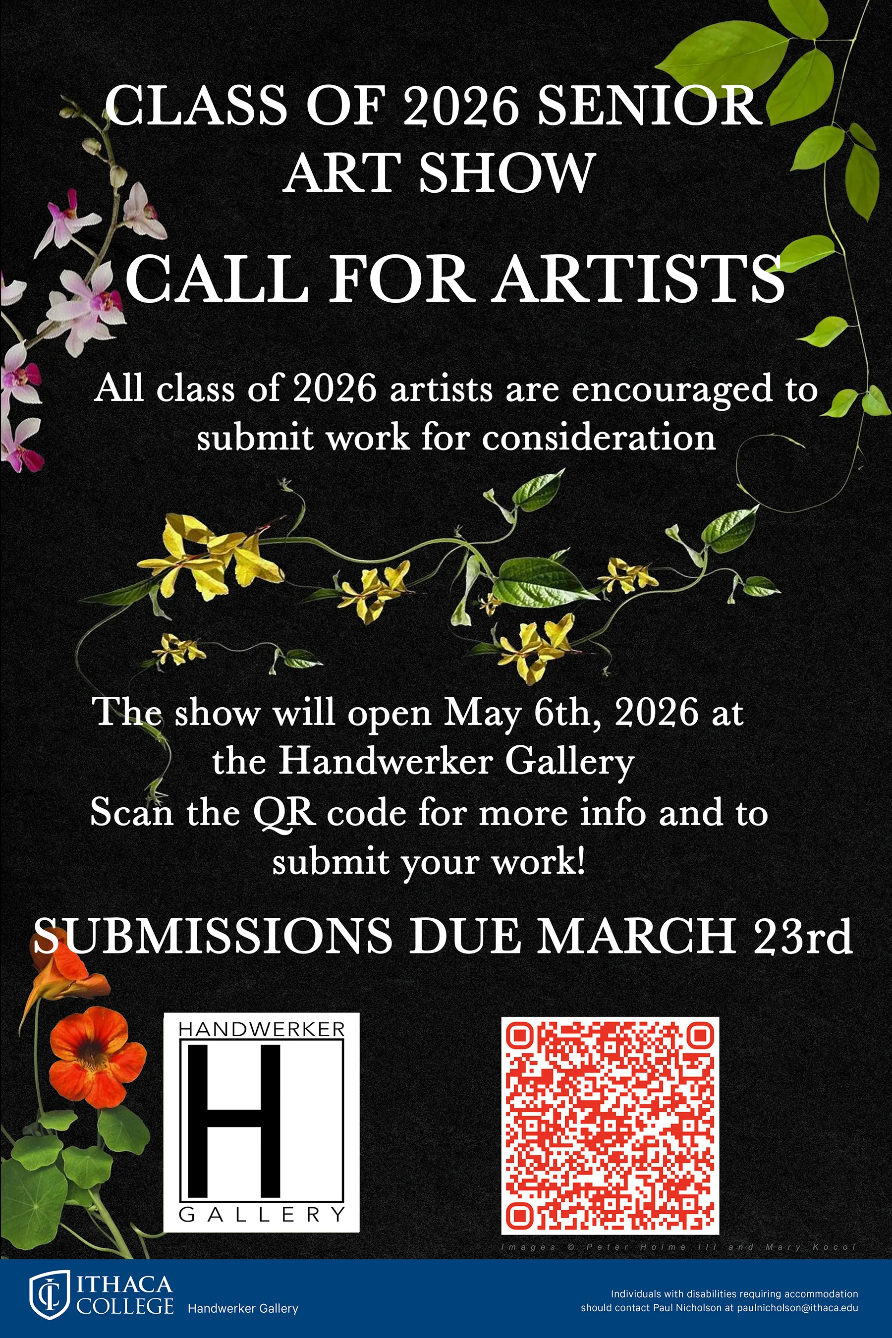 call for artists senior show