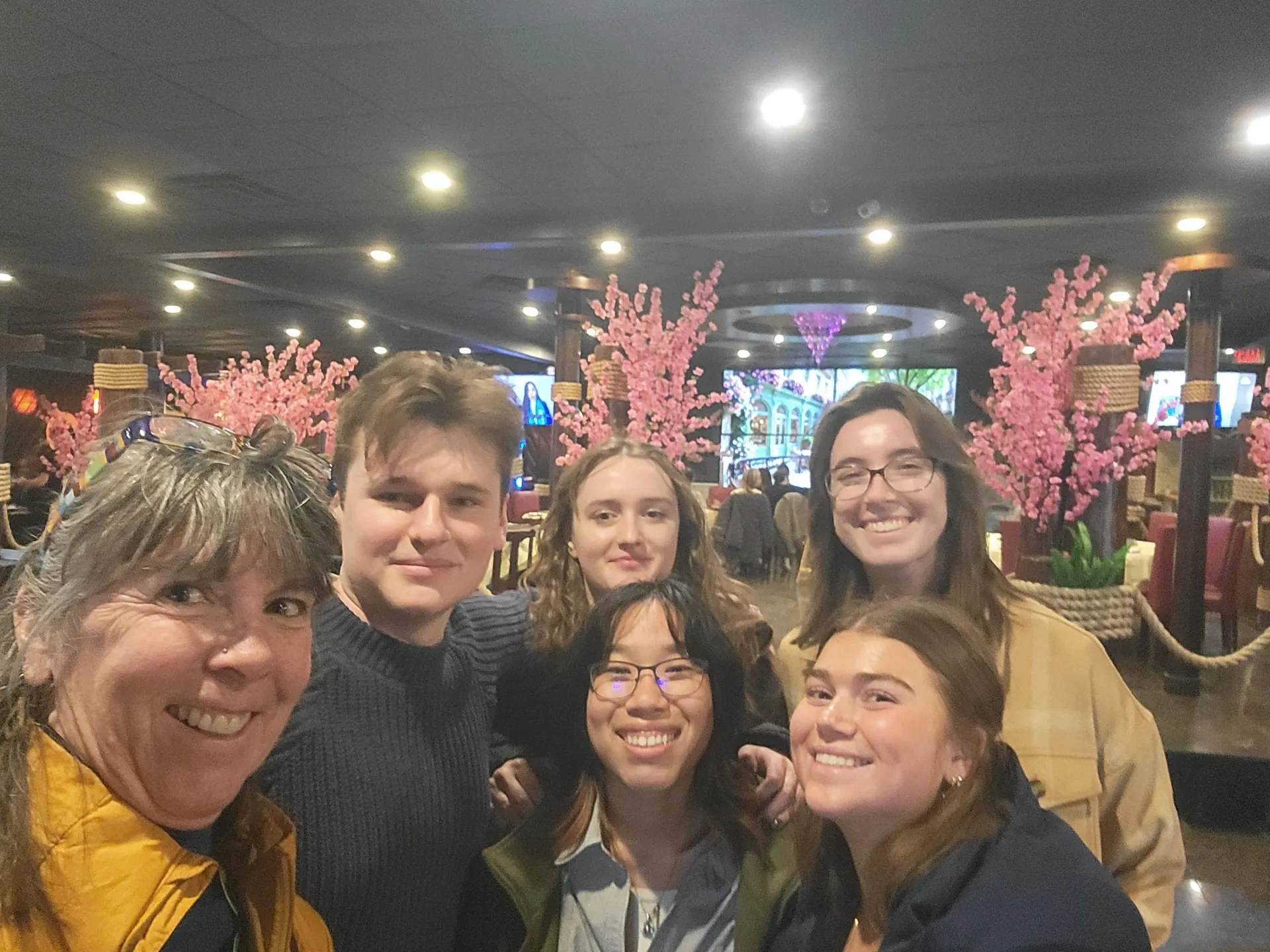 Students at SUNY-ESF Celebrating