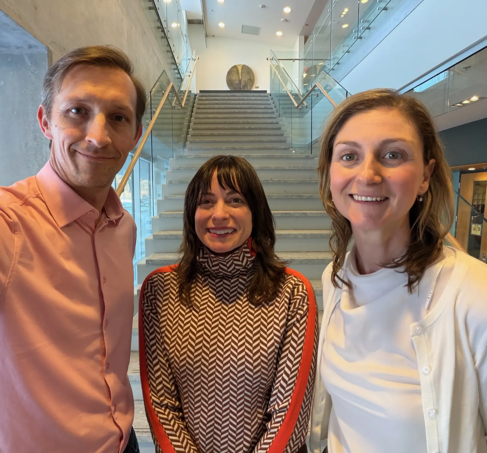 Brossard-Stoos with colleagues.