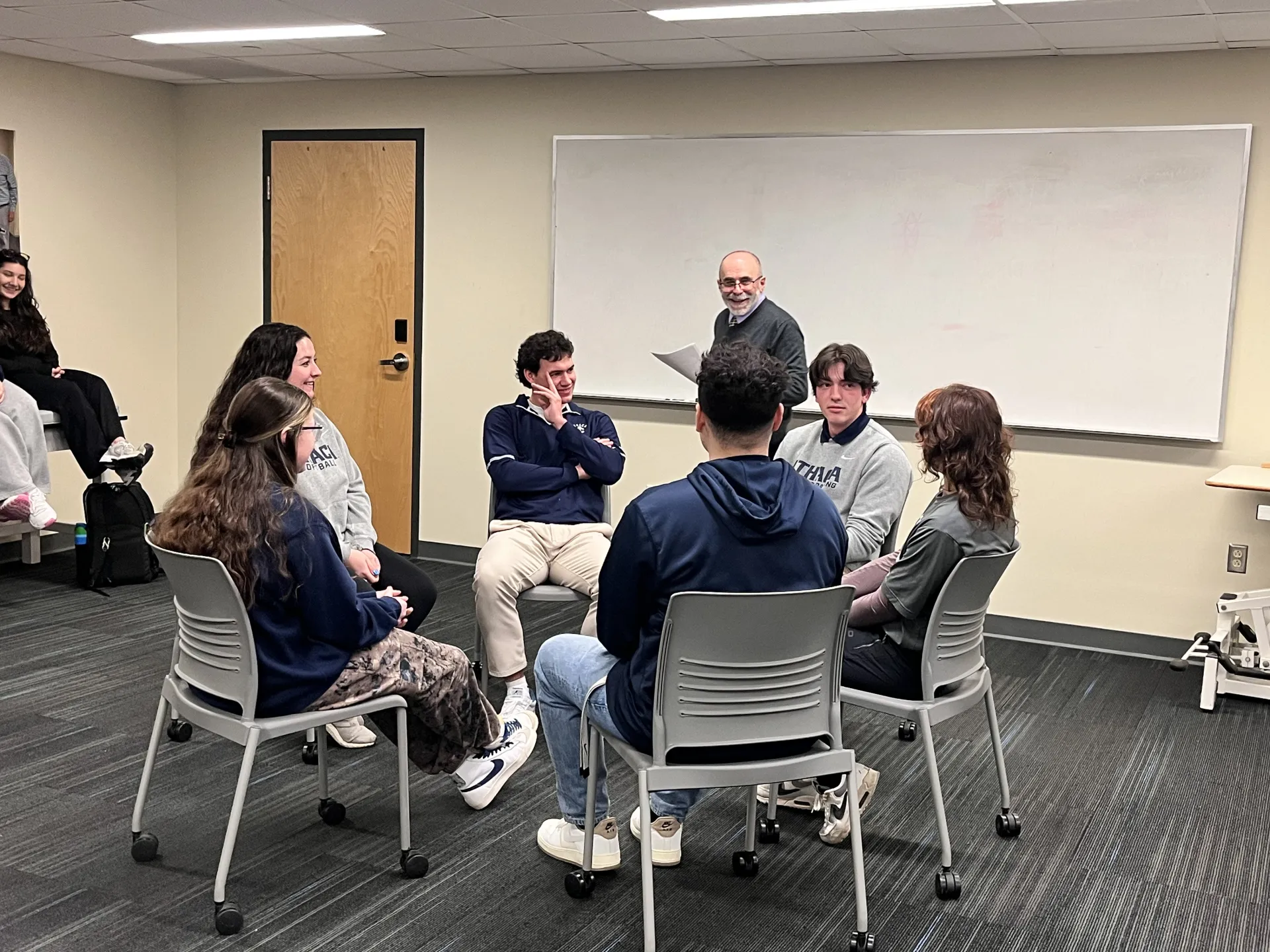 Students role-playing 