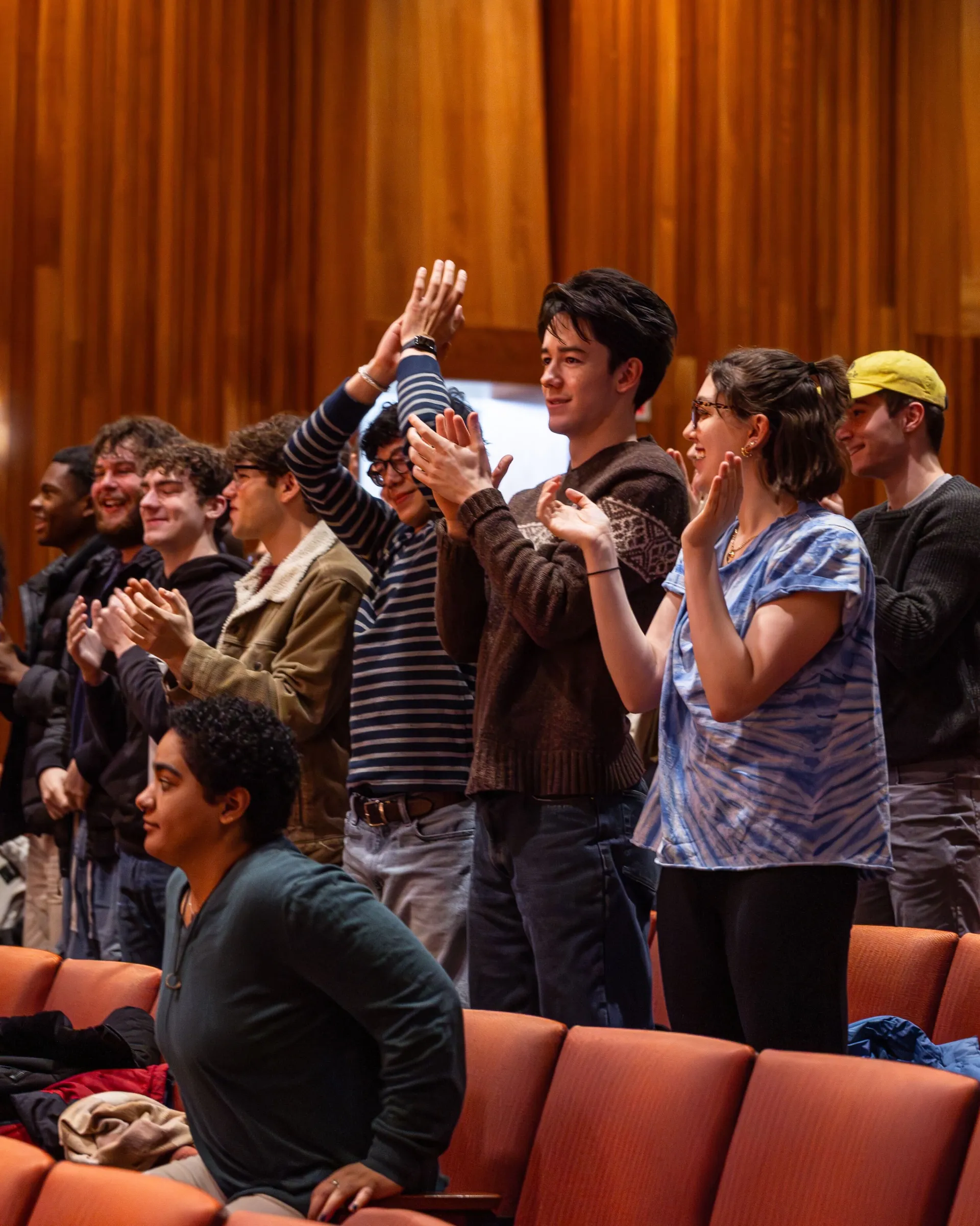 Students learning from their peers at the Whalen Symposium