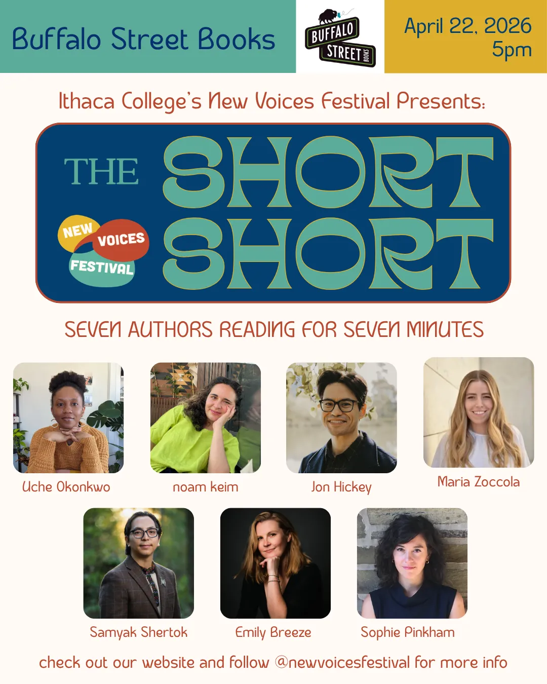 Short Short Schedule Poster