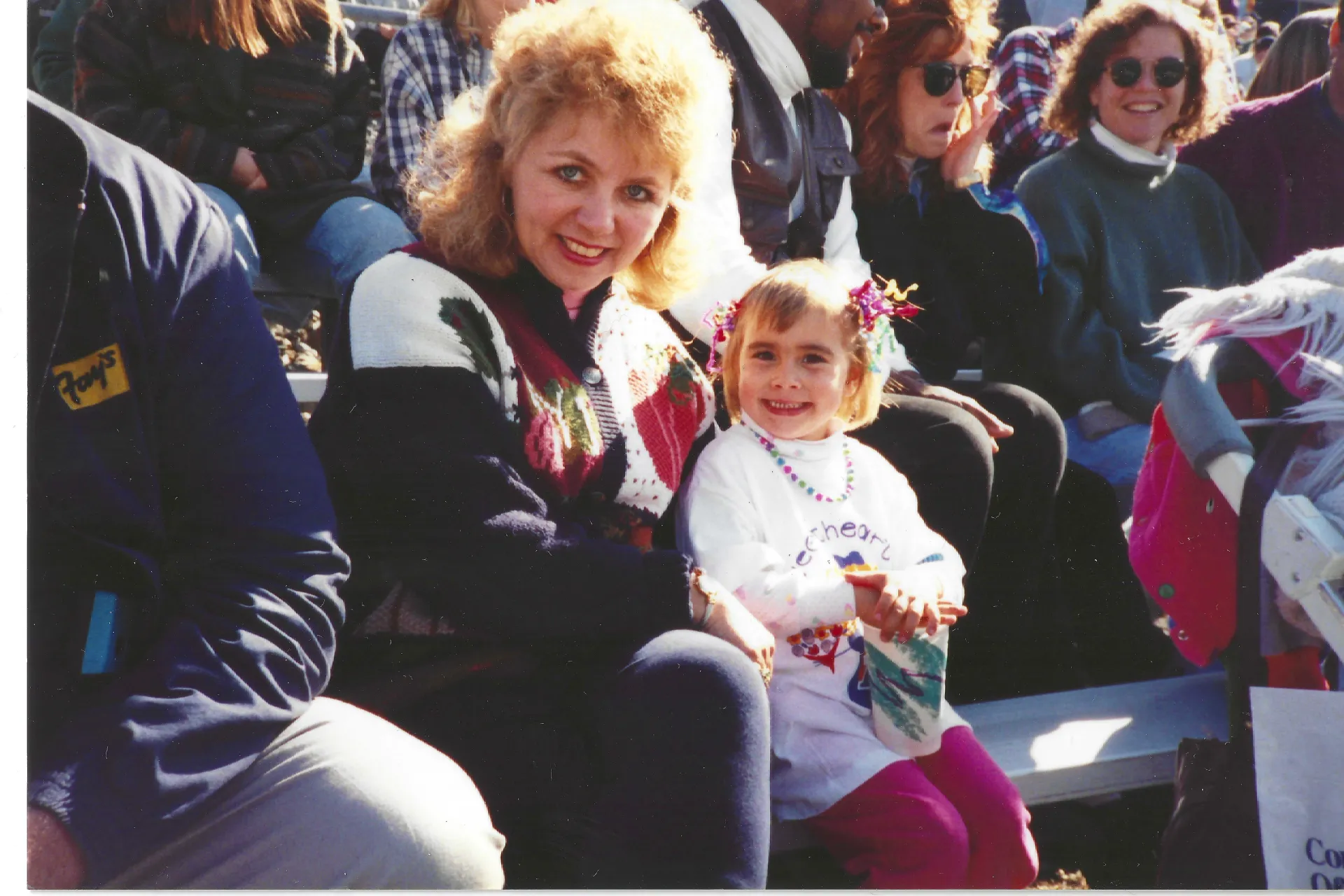 Growing up, Suzette Moschetti ’13, MS ’15 and her mother Georgina Sechrist-Moschetti '75 spent many Saturdays at IC football games. Photo Submitted.