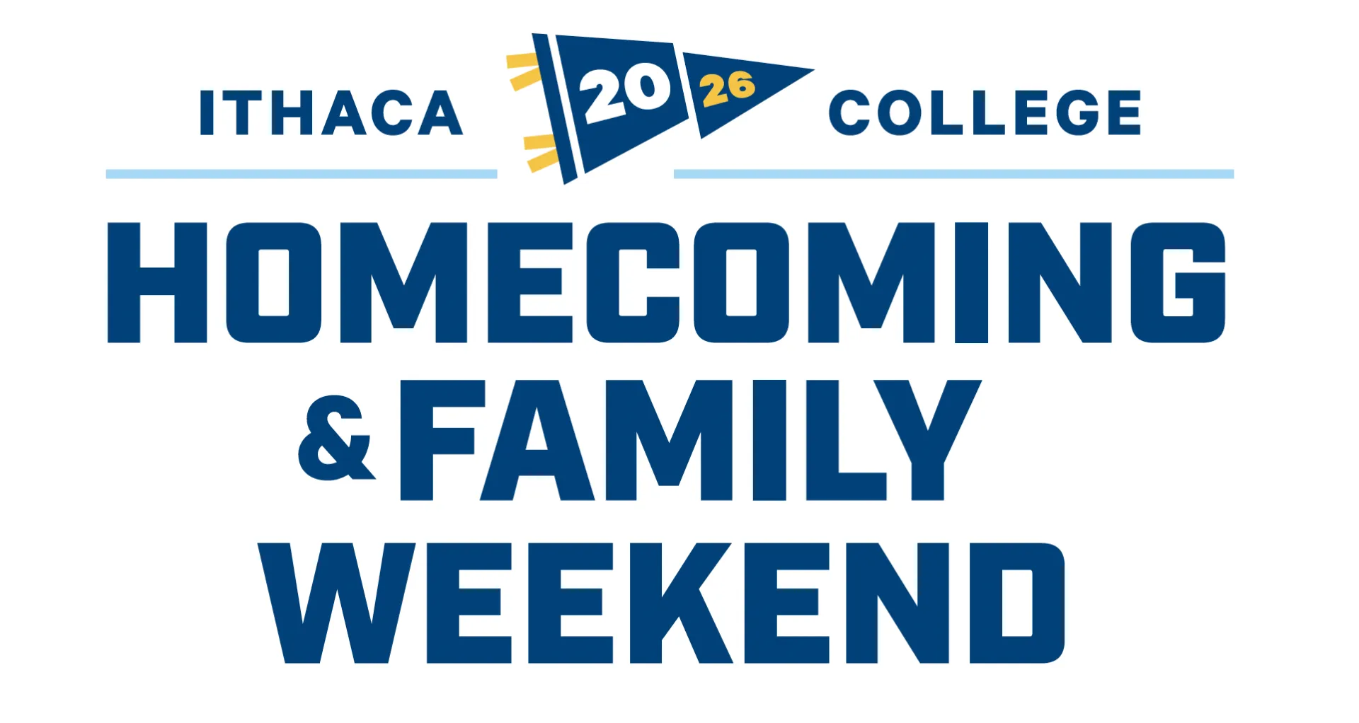 Wordmark - Homecoming & Family Weekend