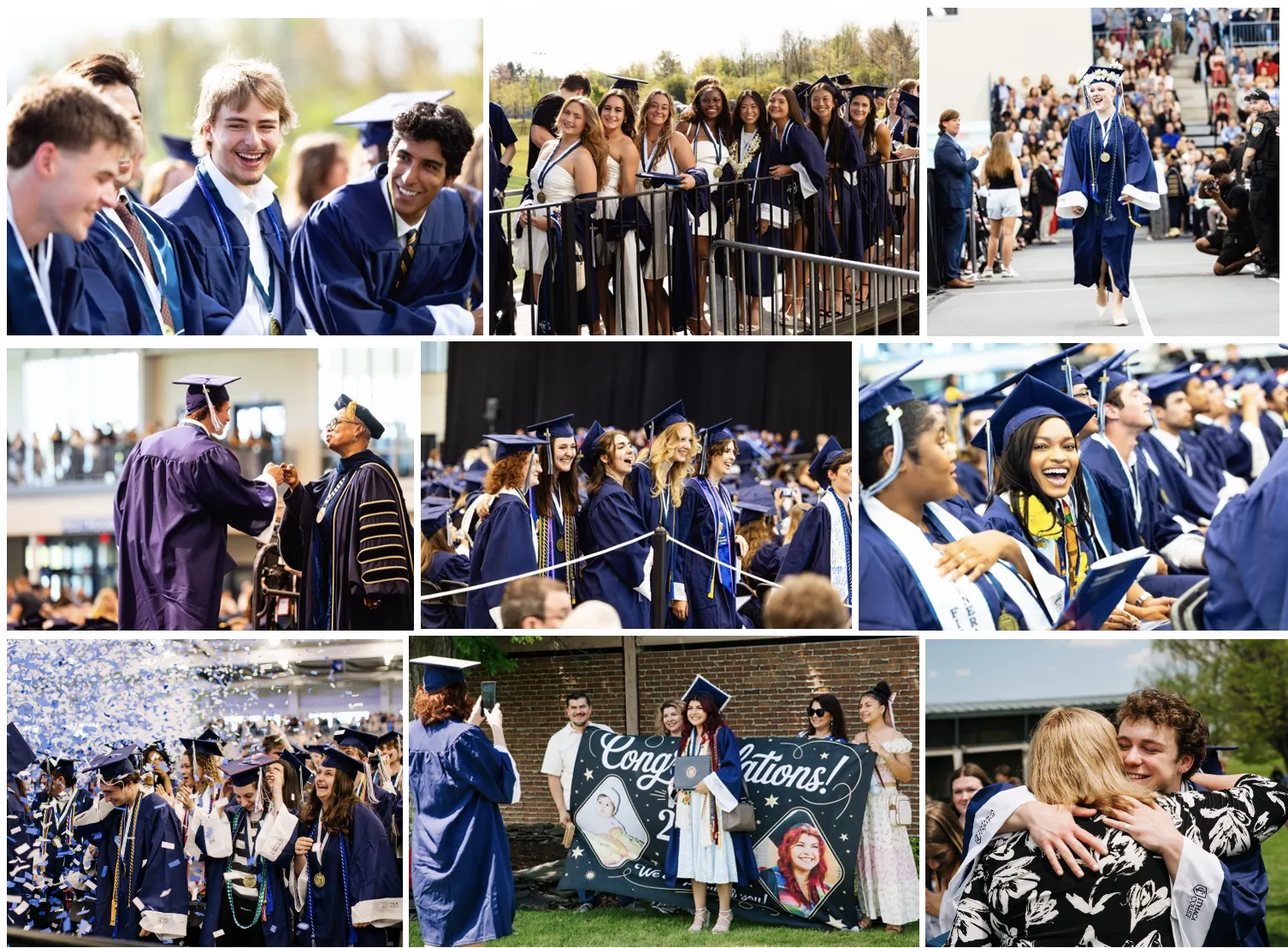 scenes from Commencement day