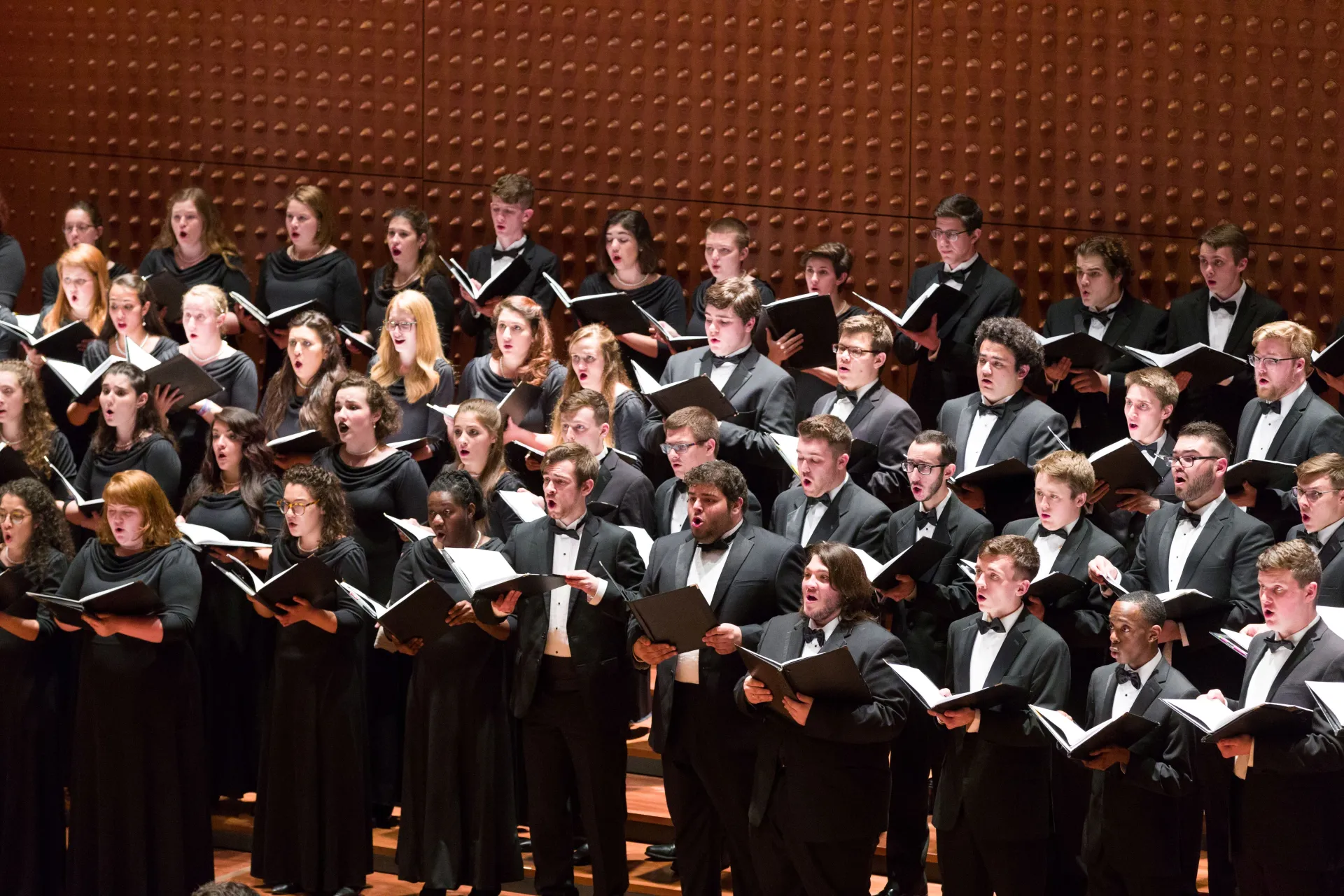 choir performing at Alice Tully Hall