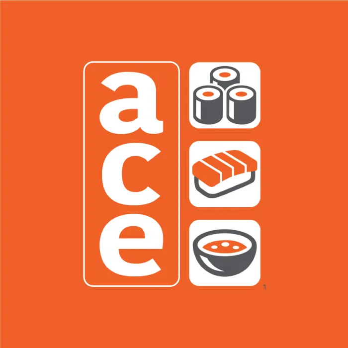 Logo for Ace Sushi at Ithaca College