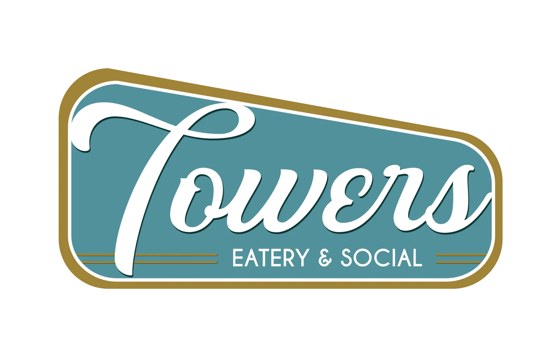 Towers Eatery & Social Signage / Logo
