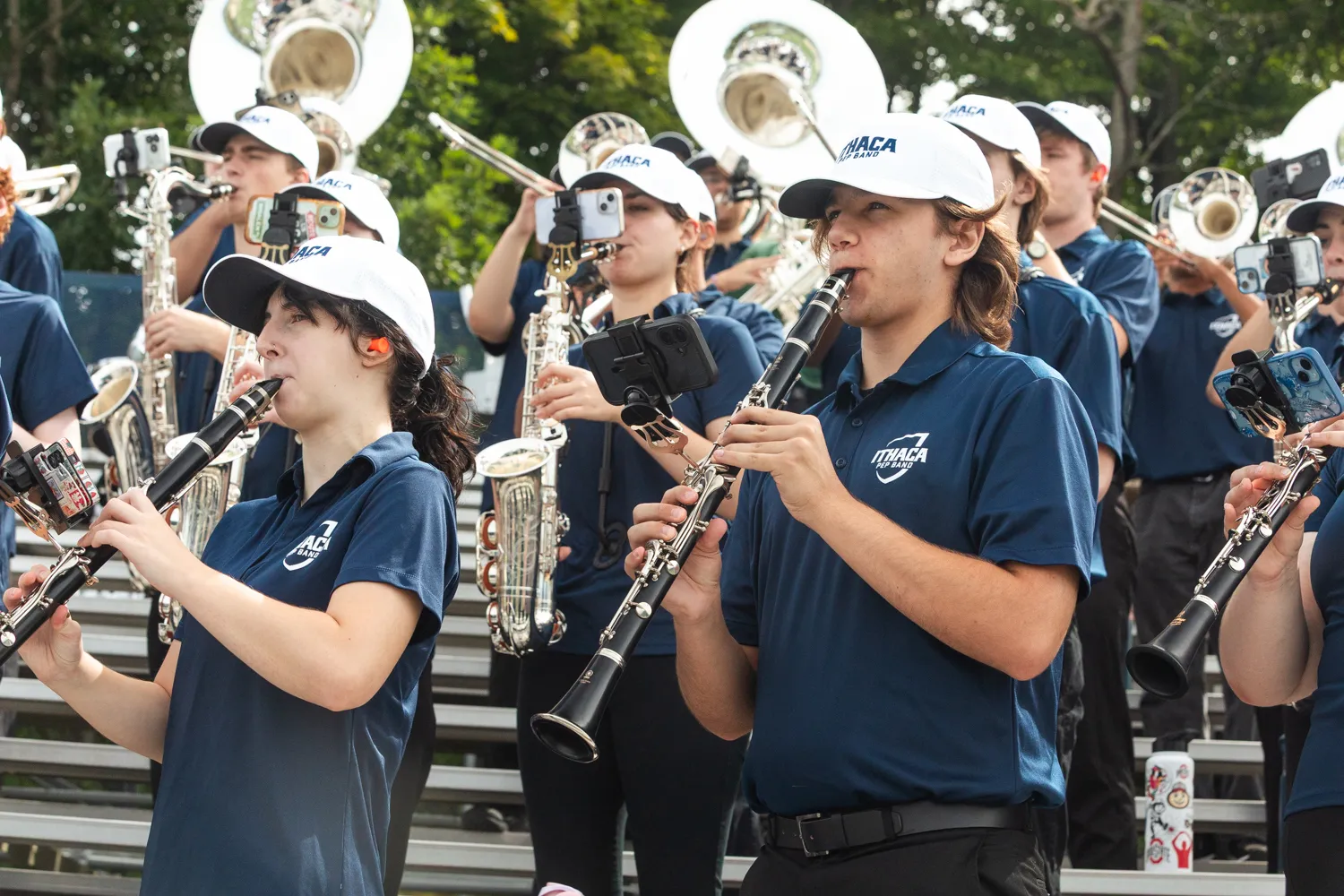 Band in the stands
