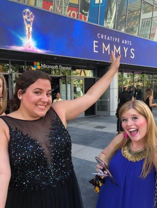 Students at the Emmy awards